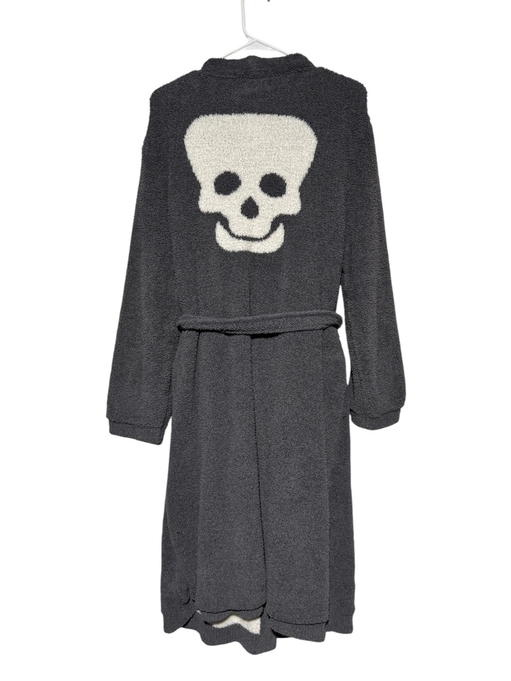 The Styled Collection X Tie Booth Skeleton Skull Robe Size Small Medium Gray Coz